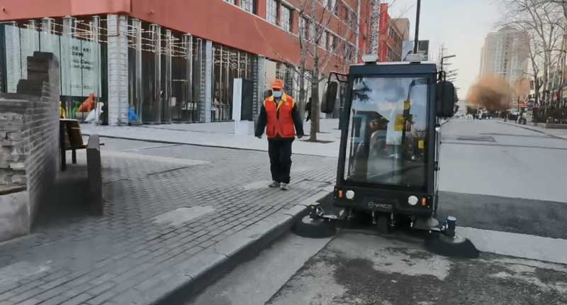 北京798藝術區使用揚子掃地機后，持續采購！